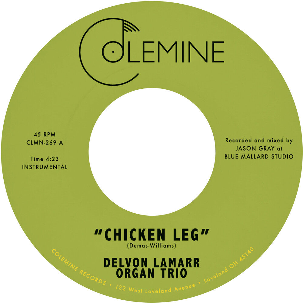 the album cover for Delvon Lamarr  Lamarr Organ - Chicken Leg / If I Could