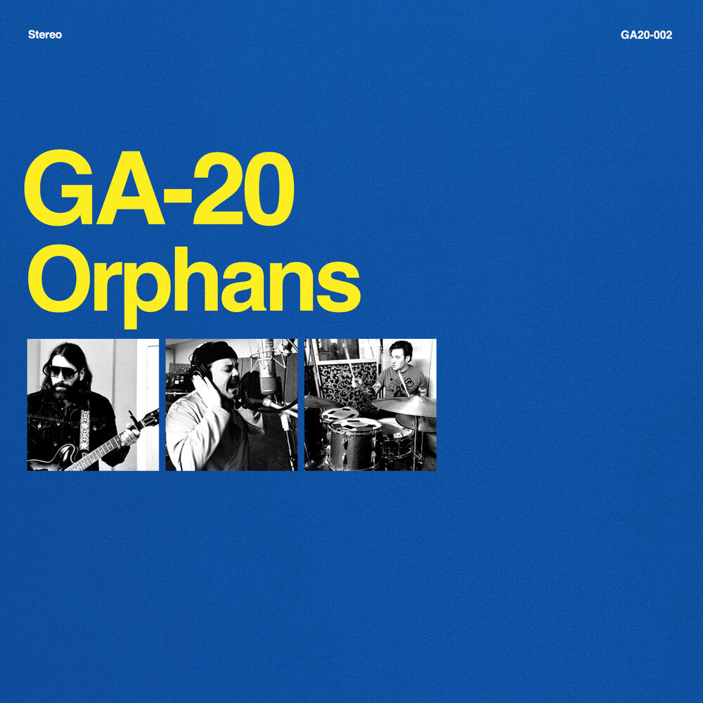 the album cover for GA-20 - Orphans - Yellow/Orange/Blue (Blue) [Colored Vinyl] (Org)