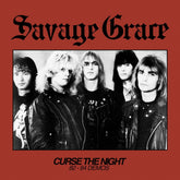 the album cover for Savage Grace - Curse The Night (82-84 Demos)