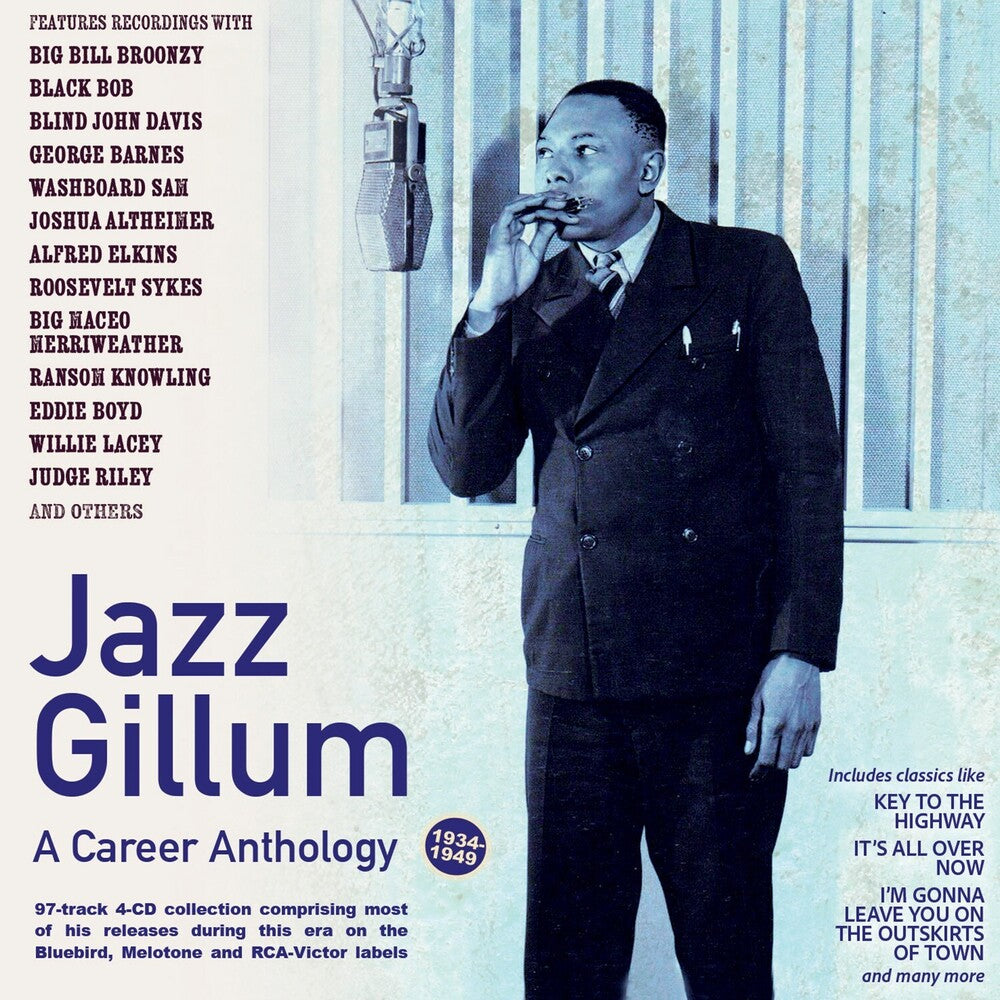 the album cover for Jazz Gillum - Career Anthology 1934-49