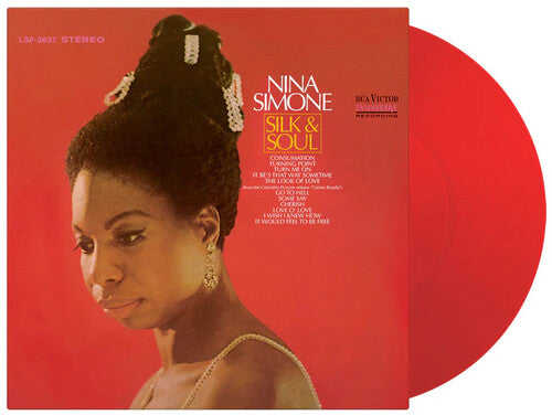 Nina Simone - Silk & Soul LP (Limited Edition, 180 Gram Vinyl, Red Colored Vinyl, Holland)