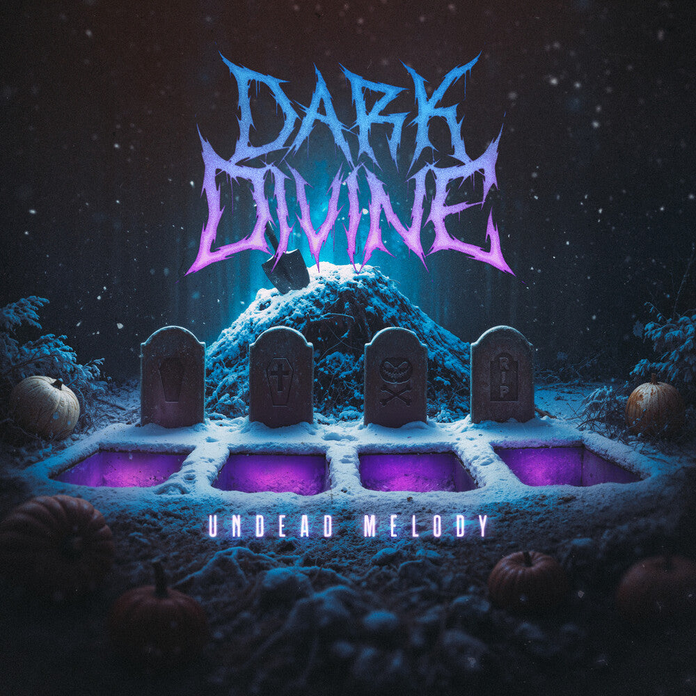 the album cover for Dark Divine - Undead Melody [Splatter]