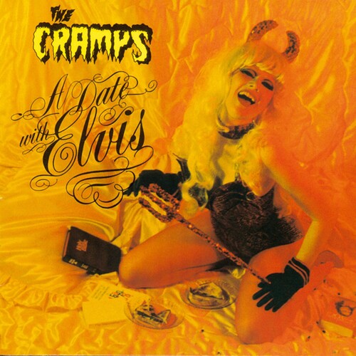 The Cramps - A Date With Elvis LP (Orange Colored Vinyl, United Kingdom)