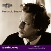 the album cover for Martin Jones - Busoni: Works For Piano