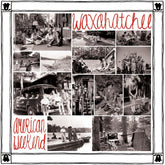 the album cover for Waxahatchee - American Weekend - Red/White Swirl Vinyl [Colored Vinyl]