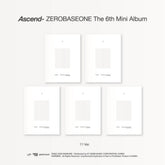 the album cover for Zerobaseone - Ascend - 11 Version