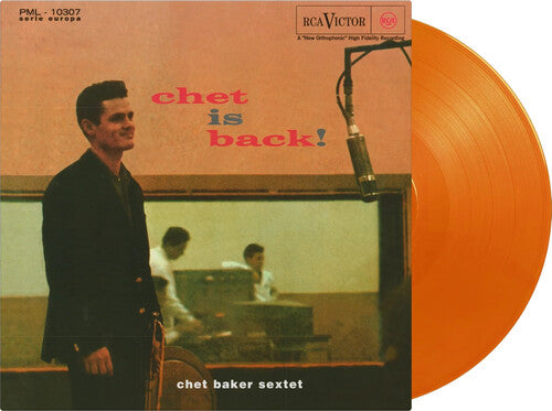 Chet Baker - Chet Is Back LP (Limited Edition, 180 Gram Vinyl, Orange Colored Vinyl, Holland)