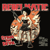 the album cover for Rebelmatic - Sting The Devil