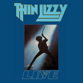 the album cover for Thin Lizzy - Life Live Double Album (aqua Turquoise Vinyl/limited Edition/2-12 Inch)