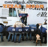 the album cover for David Allan Coe - Texas Moon