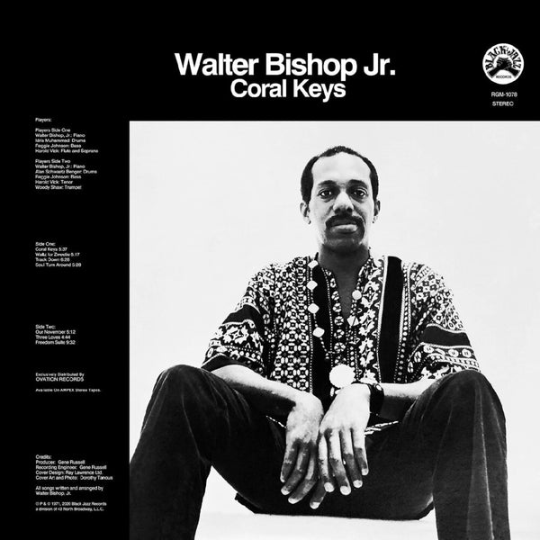 Bishop Jr.,Walter - Coral Keys - Remastered - Blue/Black Swirl LP (Blk