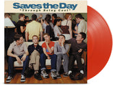 the album cover for Saves The Day - Through Being Cool (flame Red Vinyl)