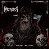 the album cover for Nervosa - Downfall of Mankind