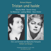 the album cover for Ramon / Martha Modl / Hans Hotter / Bayreuth Festival Orchestra / Herbert Von Karajan Vinay - Richard Wagner: Tristan Und Isolde (1952 Bayreuth Festival) [3CD]