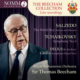 the album cover for Royal Philharmonic Orchestra / Sir Thomas Beecham - Beecham Collection - Salzedo: Witch Boy / Tchaikovsky: Symphony No. 3 / Delius: by the River / Grieg