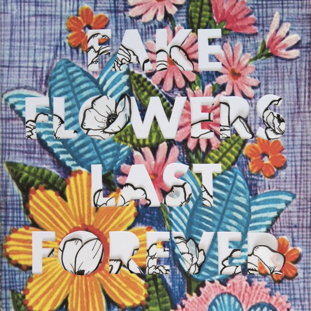 the album cover for Sam Sellers - Fake Flowers Last Forever [Colored Vinyl] [Limited Edition] (Pnk)