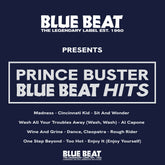 the album cover for Prince Buster - Blue Beat Hits