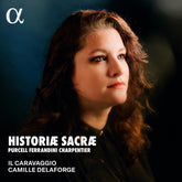 the album cover for Ensemble Il Caravaggio - Historiae Sacrae