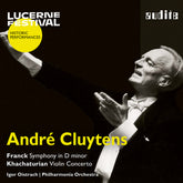 the album cover for Igor Oistrakh - Andre Cluytens Conducts Franck & Khachaturian