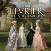 the album cover for De Fernando Luca - Fevrier: Pieces De Clavecin 1re Livre (Paris 1734)
