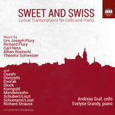 the album cover for Andreas Graf - Sweet & Swiss - Lyrical Transcriptions For Vc &