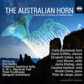 the album cover for Carla Blackwood - Australian Horn Vol. 1 - A Century Of Chamber