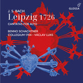 the album cover for Collegium1704 / Luks, Vaclav - Bach: Cantatas for Alto
