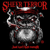 the album cover for Sheer Terror - Just Can't Hate Enough (Dead City Edition)