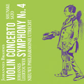 the album cover for Shunske Sato - Brahms: Vn Concerto: Sym No. 4