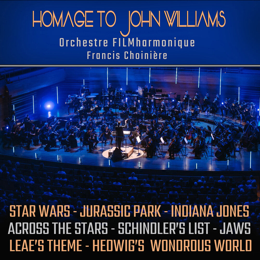 the album cover for Orchestre Filmharmonique - Tribute To John Williams