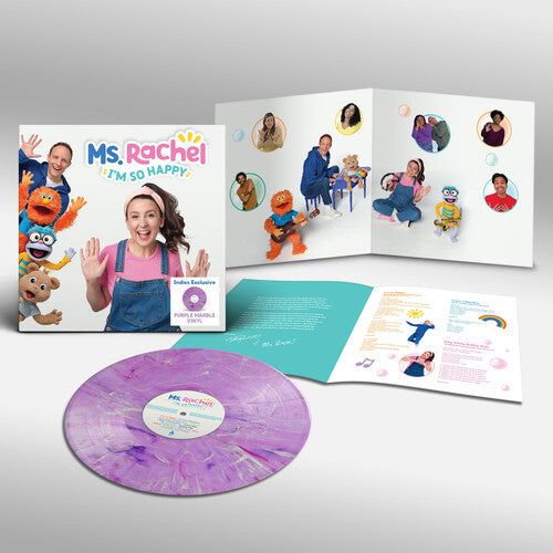 Ms Rachel - I'm So Happy LP (Indie Exclusive, Colored Vinyl, Purple, Marble) (Preorder: Ships Sept. 25, 2026)