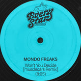 the album cover for Mondo Freaks - Won't You Decide (Musclecars Remix)