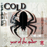 the album cover for Cold - Year Of The Spider - Clear With Red & Black Swirl