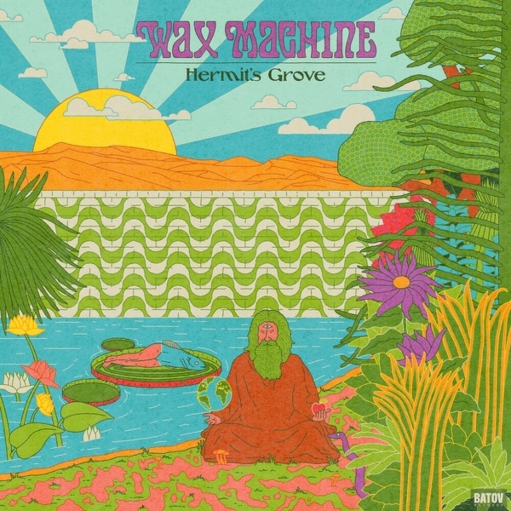 the album cover for Wax Machine - Hermit's Grove [Colored Vinyl] (Ylw) (Uk)