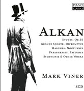 the album cover for Mark Viner - Alkan: Etudes Op. 35 Grande Sonate Impromptus