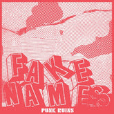 the album cover for Fake Names - Punk Ruins