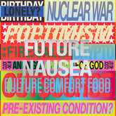 the album cover for Spanish Love Songs - Future Nausea [Indie Exclusive Blue in Purple in Baby Pink]