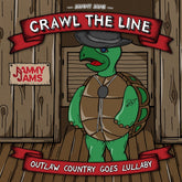 the album cover for Jammy Jams - Crawl The Line: Outlaw Country Goes Lullaby