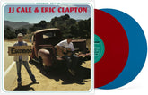 the album cover for Eric Clapton and J. J. Cale - The Road to Escondido [Ruby Red and Sky Blue]