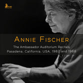 the album cover for Annie Fischer - Annie Fischer - Ambassador Auditorium Recitals