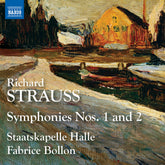 the album cover for Staatskapelle Halle - R. Strauss: Syms Nos. 1 & 2