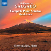the album cover for Nicholas Susi - Salgado: Complete Pno Sonatas