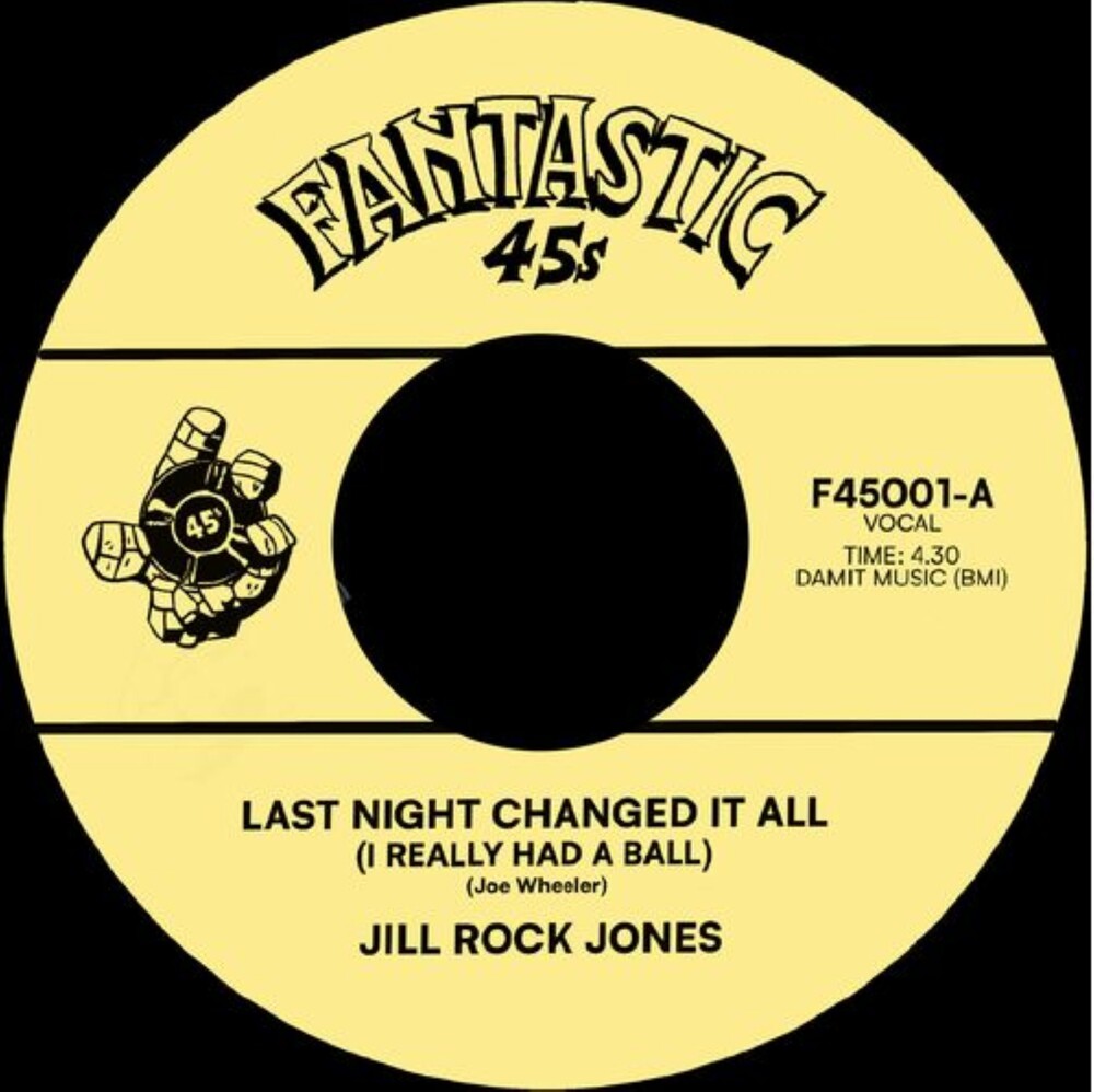 the album cover for Jill Rock Jones - Last Night Changed It All