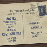 the album cover for Kuss Quartet - Mozart: String Quintets K.515 & K.593