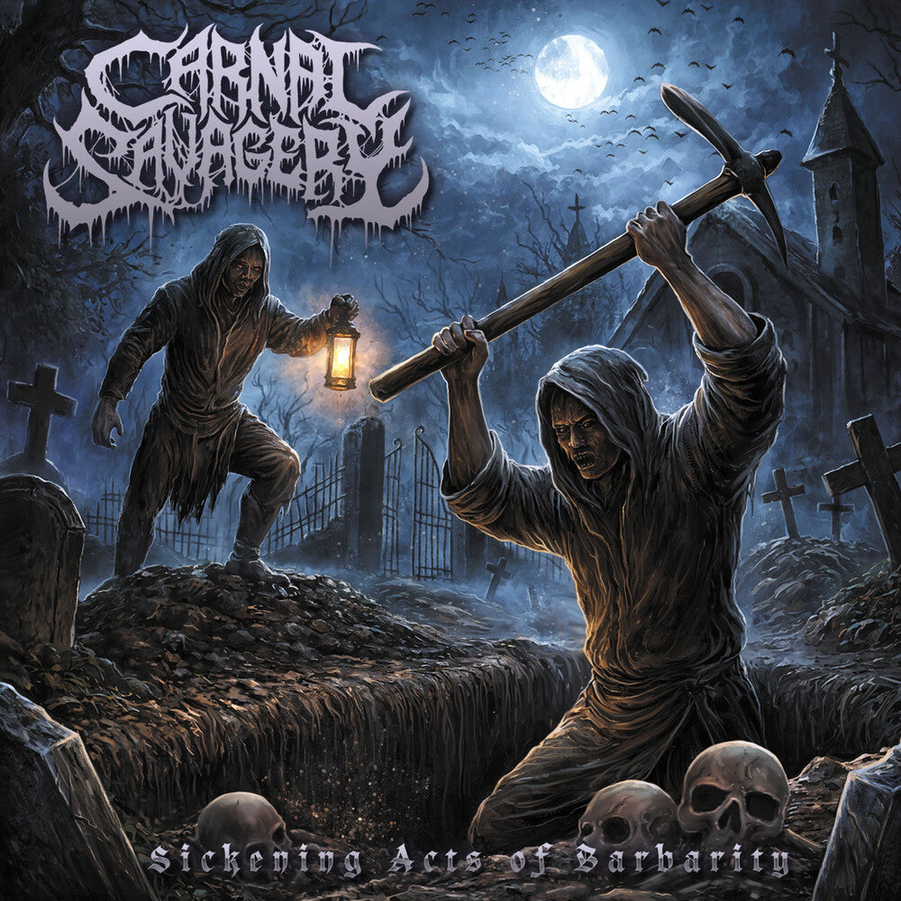 the album cover for Carnal Savagery - Sickening Acts Of Barbarity