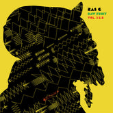 the album cover for Ras G - Raw Fruit Vol. 7 & 8 [Yellowjacket Fleck Splatter]
