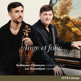 the album cover for Guillaume Villeneuve - Ange Et Folie
