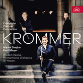the album cover for Marek Svejkar - Krommer: Complete Clarinet Concertos