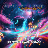 the album cover for Jim Peterik  & World Stage - River Of The Music: The Power Of Duets - Vol.2