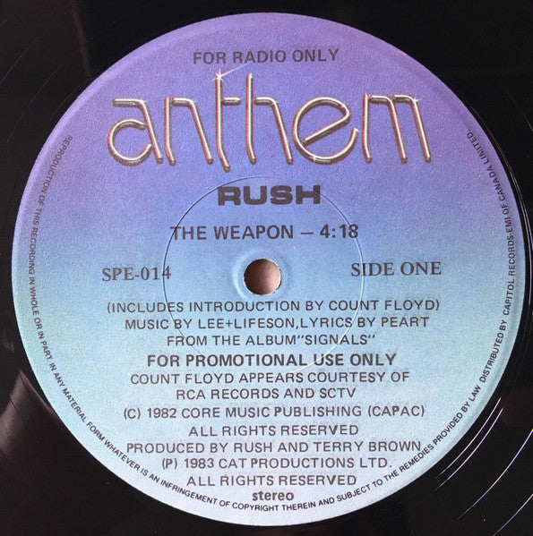 Rush : The Weapon / Digital Man  (12", Maxi, Promo)